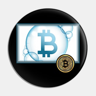 Bitcoin Bubbles Pin