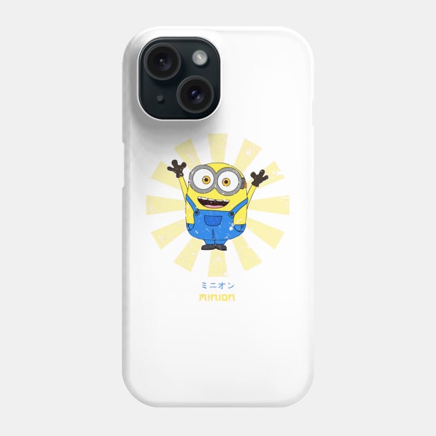 Minion Retro Japanese Phone Case by box2boxxi