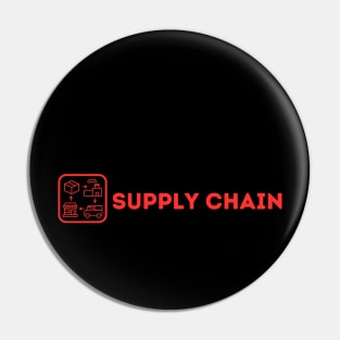 Funny eat sleep supply chain repeat Pin