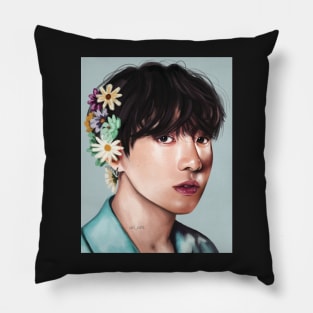 jungkook flower boy Pillow