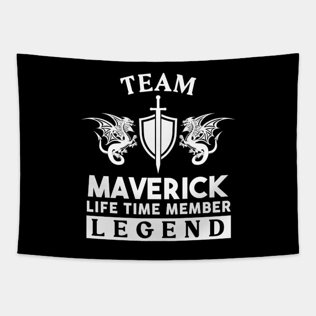 Maverick Name T Shirt - Maverick Life Time Member Legend Gift Item Tee Tapestry by unendurableslemp118