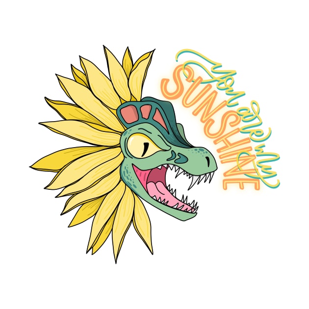 You are my Sunshine Dilophosaurus by Thenerdlady