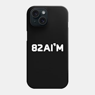 82AI'M Signature 03 White Phone Case