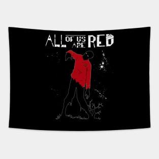 Funny Sci-fi Nerd Scary Trekkie Red Shirt Zombie Tapestry