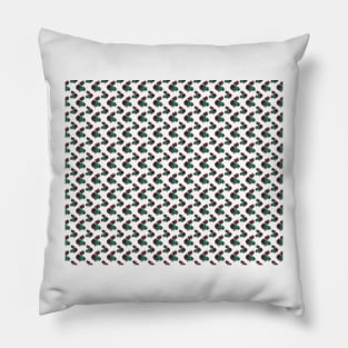 Baile Folklorico Vestido Verde Pattern Pillow