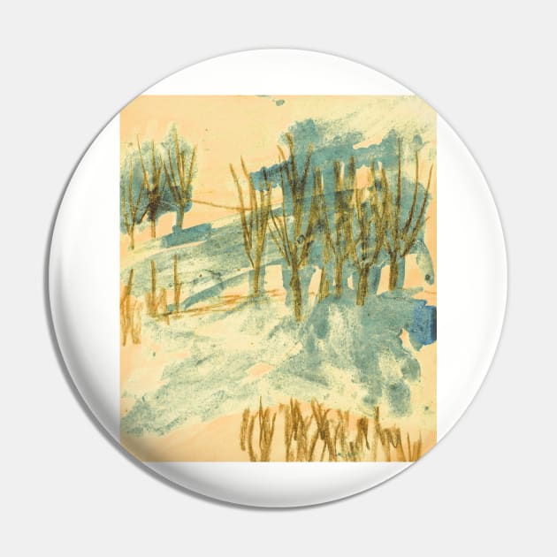 Yellow landscape Pin by bunlinked