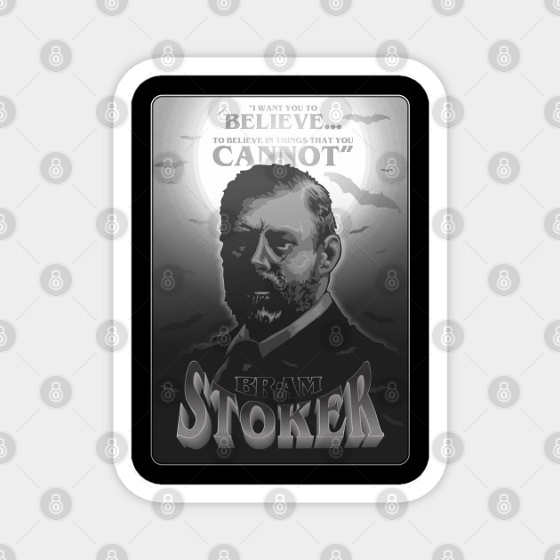 Bram Stoker Magnet by HEJK81