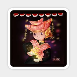 Indonesian Dancer Magnet