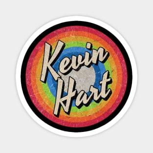 Vintage Style circle - kevin hart Magnet