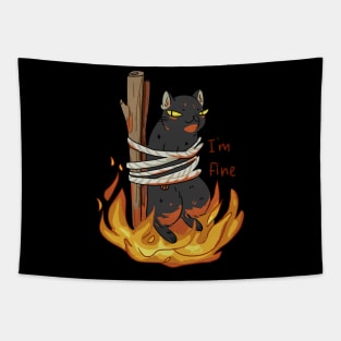 Bonfire for witches Tapestry
