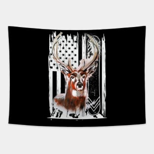 American Deer Hunter Tapestry