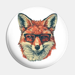 The Wise and Wild Fox Pin