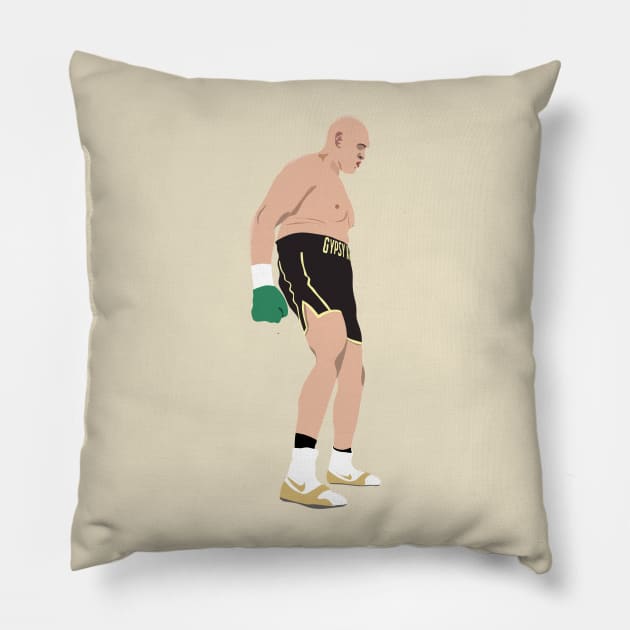 fury the gypsy king Pillow by rsclvisual