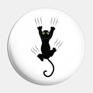 black cat funny so cute kitty Pin