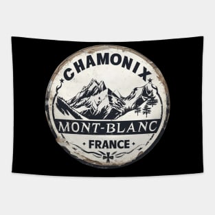 Chamonix Mont-Blanc France Tapestry