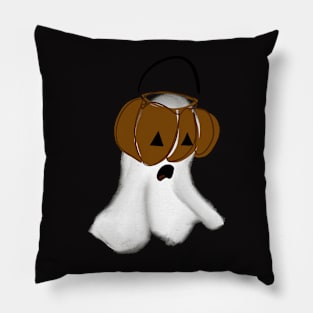 Ghost Pumpkin Pillow