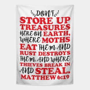 Matthew 6:19 Tapestry