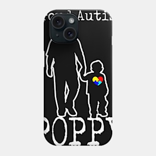 Proud Autism Dad And Son Puzzle Piece Awareness Day T-Shirt POPPY Phone Case