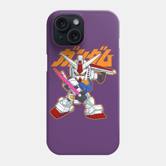 Mini Gundam Phone Case by WahyudiArtwork