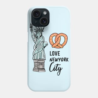 Love New York City Doodle Phone Case