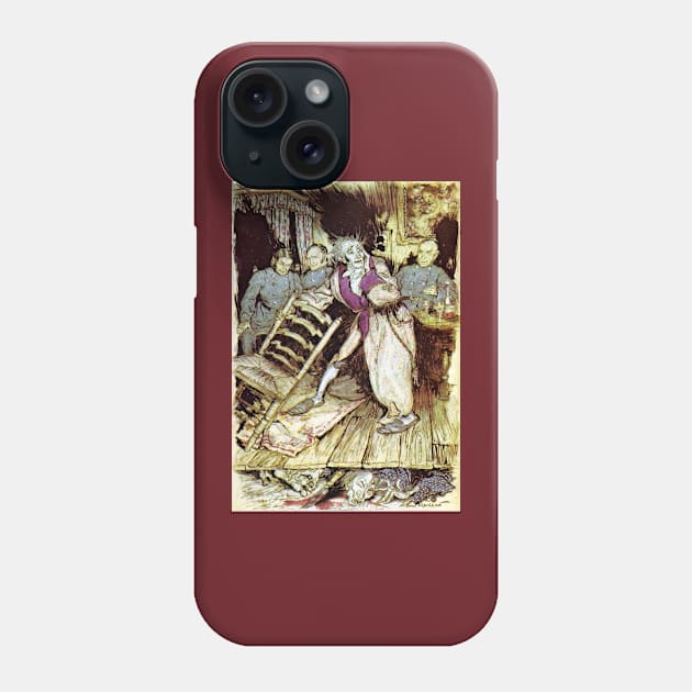 The Telltale Heart - Arthur Rackham for Edgar Allan Poe Phone Case by forgottenbeauty