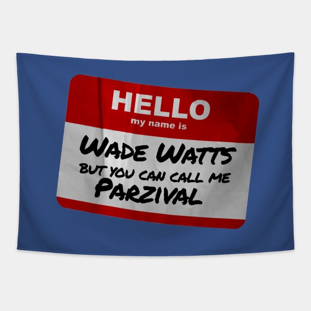 Call Me Parzival Tapestry by geekbias