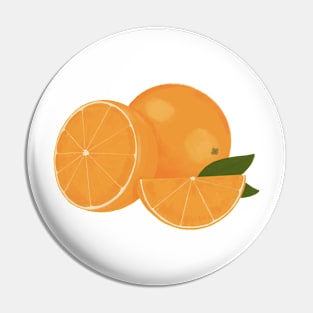 Orange illustration Pin