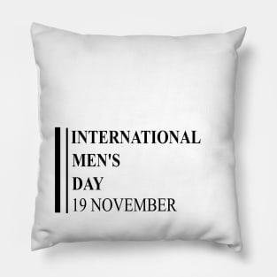 International Men's Day Pillow