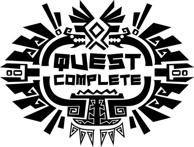 Monster Hunter: Quest Complete! Kids T-Shirt by Creative Mechanics