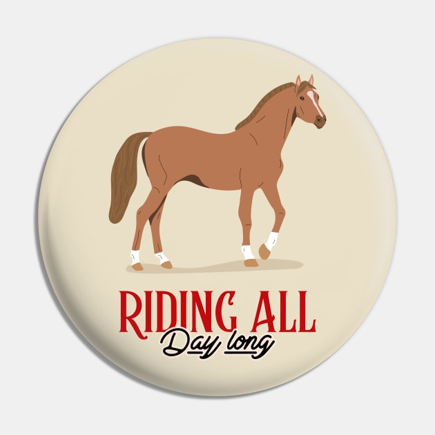 Horse Lover Horses Horse Riding Horse Rider Pin by Tip Top Tee's