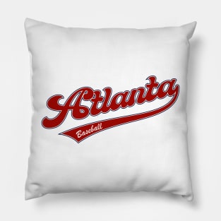 Atlanta Baseball Pillow