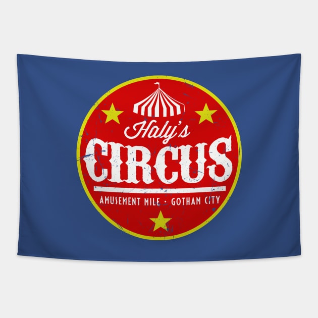 Haly's Circus (Distressed) Tapestry by PopCultureShirts