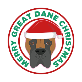 Merry Christmas Great Dane T-Shirt