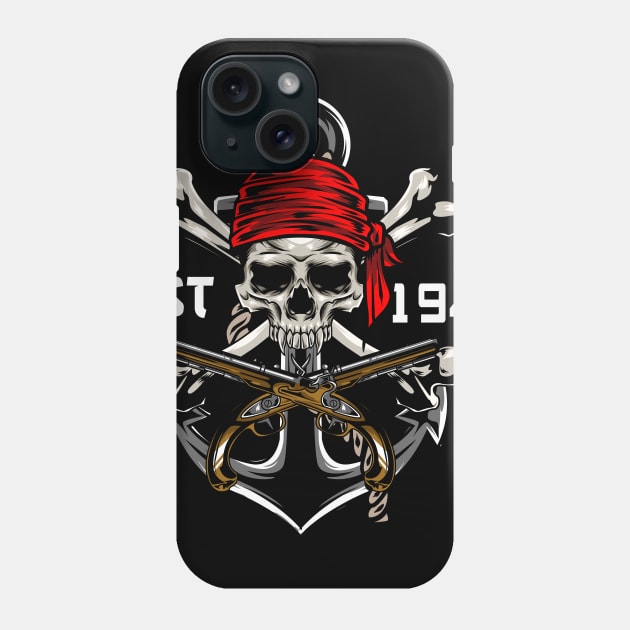 Patriot Skull Pirates Phone Case by Harrisaputra