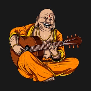 Buddha Playing Guitar T-Shirt