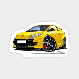 RenaultSport Megane 250 Yellow Magnet