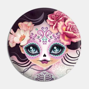 Camila Huesitos Sugar Skull Pin