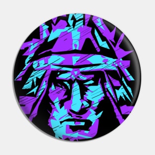 Shaman Warrior Tribal Style Pin