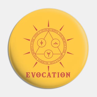 Runic School of Evocation Pin