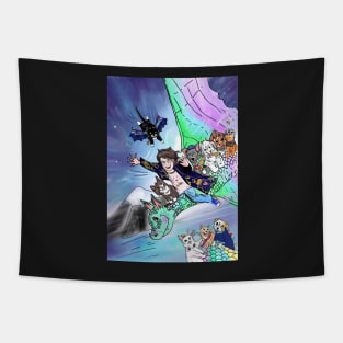 Flight of the Dragons Tapestry