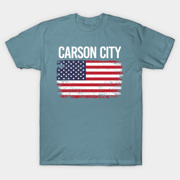 Discover The American Flag Carson City - Carson City - T-Shirt