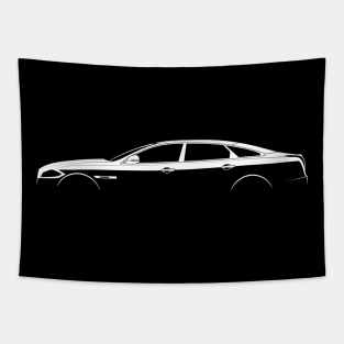 Jaguar XJ L (X351) Silhouette Tapestry