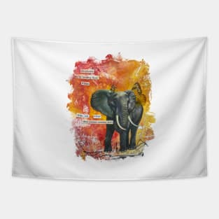 Elephants Fly Tapestry