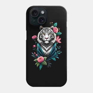 white tiger Phone Case