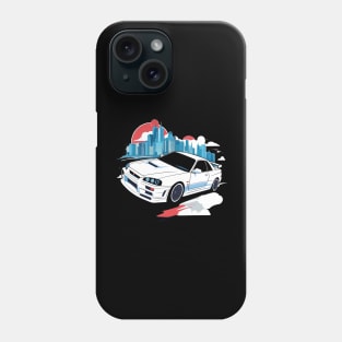 Nissan Skyline R34 GTR Gift Idea Phone Case