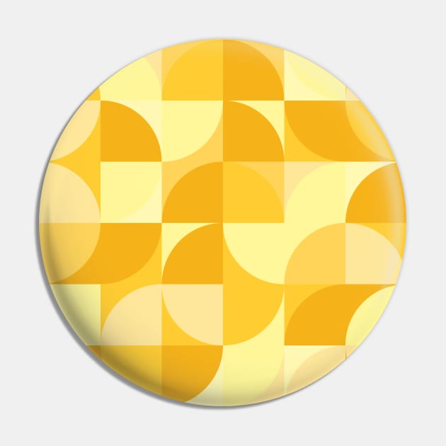 Modern Geometric (Yellow Pepper) Pin by Makanahele