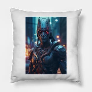 Olmec King Futurism Pillow