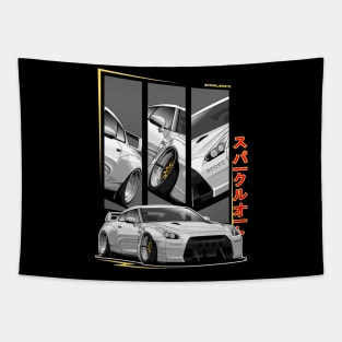 R35 Illustration Artwork Tapestry