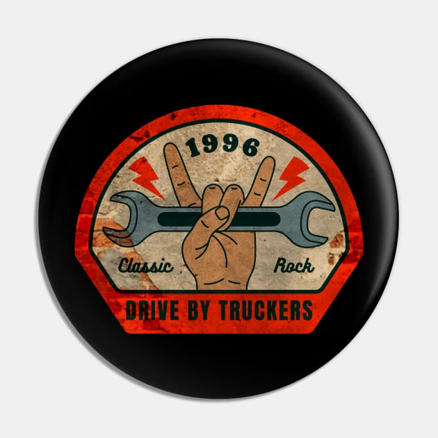 Drive By Truckers // Wrench Pin by OSCAR BANKS ART