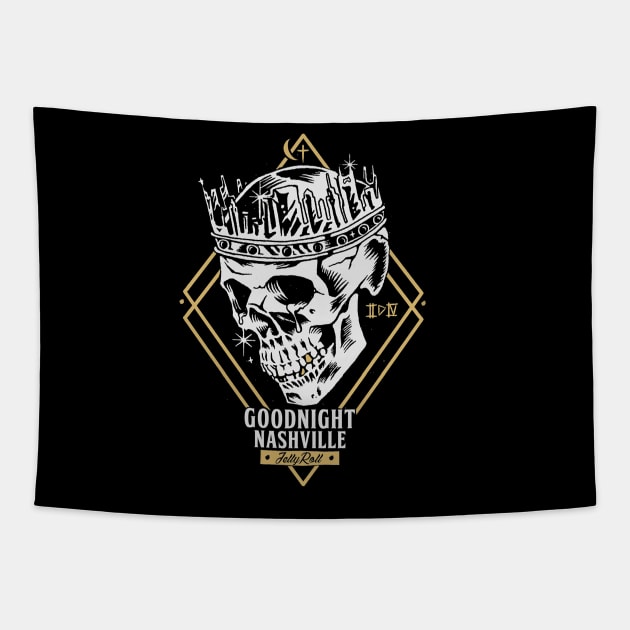 Jelly Roll King Tapestry by Hatorunato Art